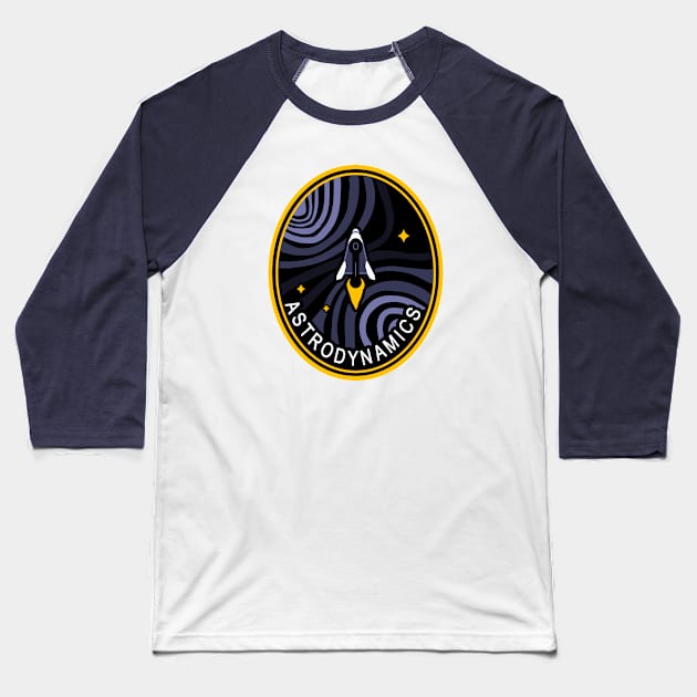 Astrodynamics Baseball T-Shirt by Androgen
